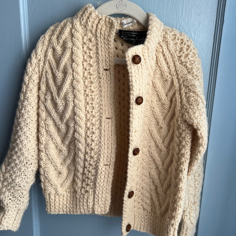 Cozy Cream Cable Knit Cardigan